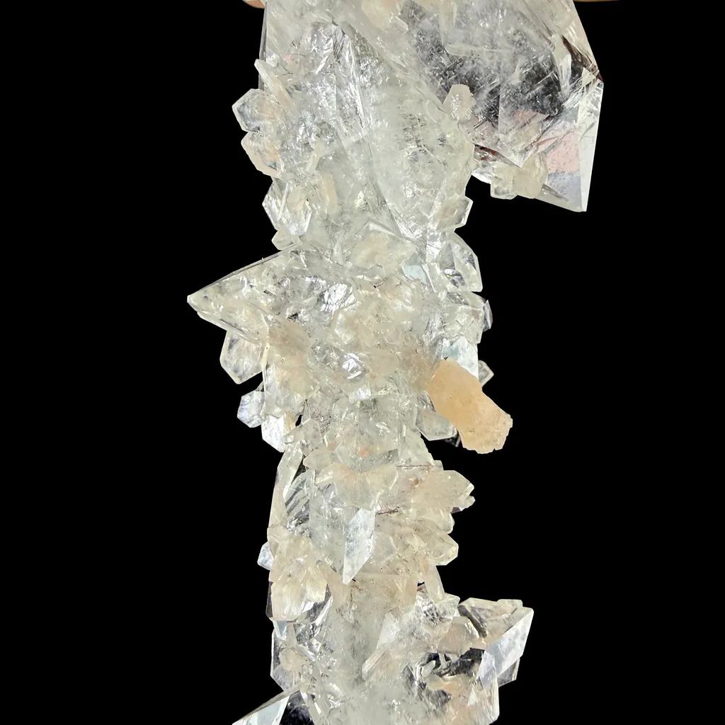 Sharp Terminated Apophyllite with Stilbite Cluster – Natural Zeolite Crystal Specimen | Clear Apophyllite Points, Collector Mineral Display - image 10