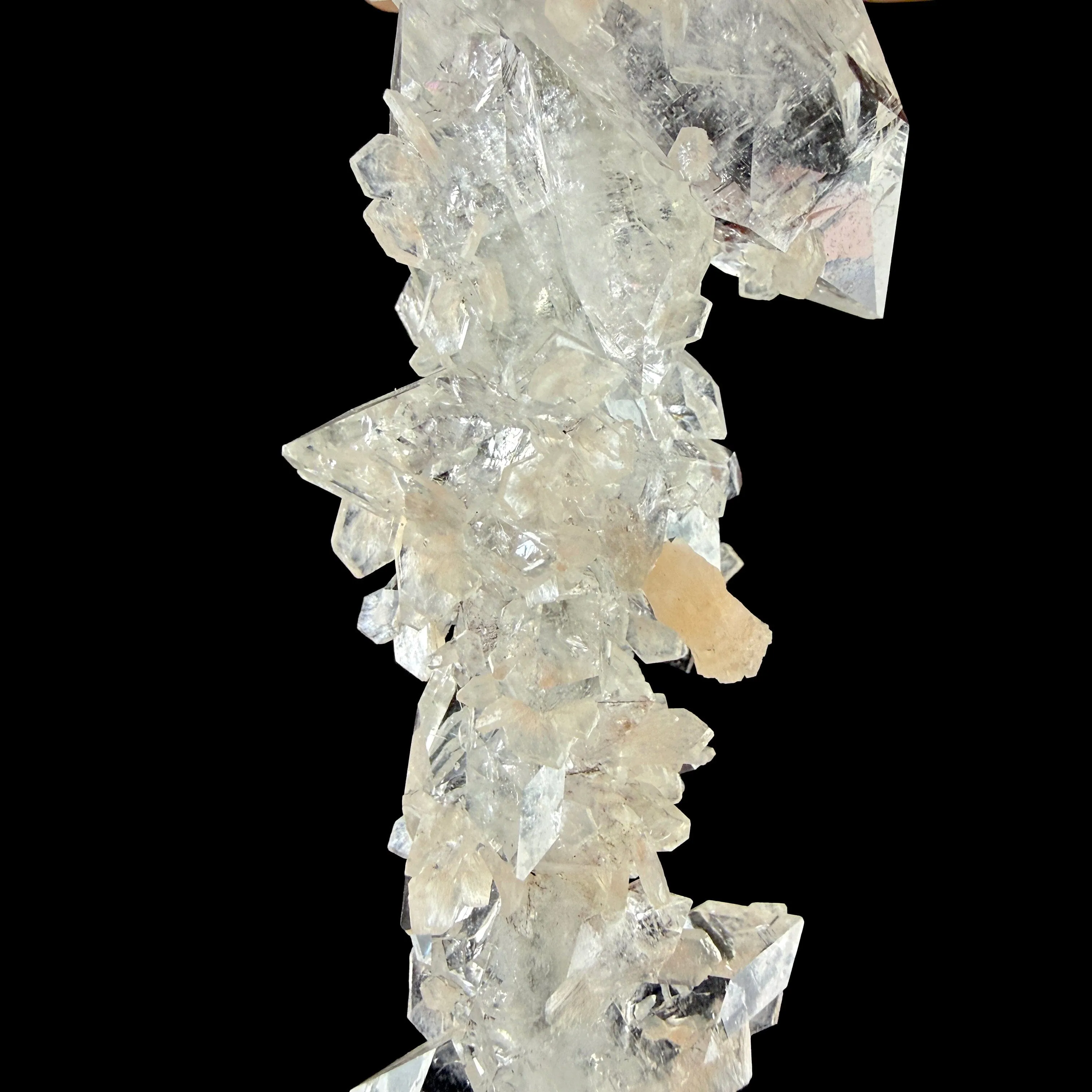 Sharp Terminated Apophyllite with Stilbite Cluster – Natural Zeolite Crystal Specimen | Clear Apophyllite Points, Collector Mineral Display - image 11