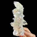 Sharp Terminated Apophyllite with Stilbite Cluster – Natural Zeolite Crystal Specimen | Clear Apophyllite Points, Collector Mineral Display - image 3