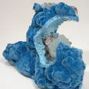 Shattuckite, Calcite - image 2
