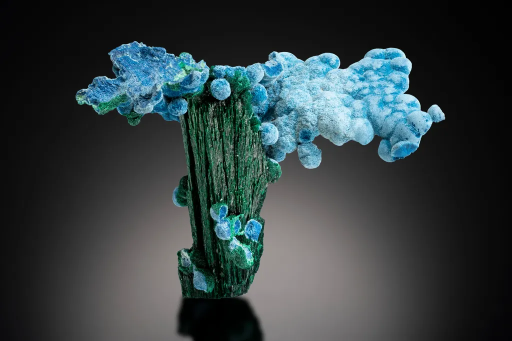 Shattuckite from Namibia, Kunene Region, Kaokoveld Plateau image