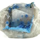 Shattuckite Included in Quartz - image 1