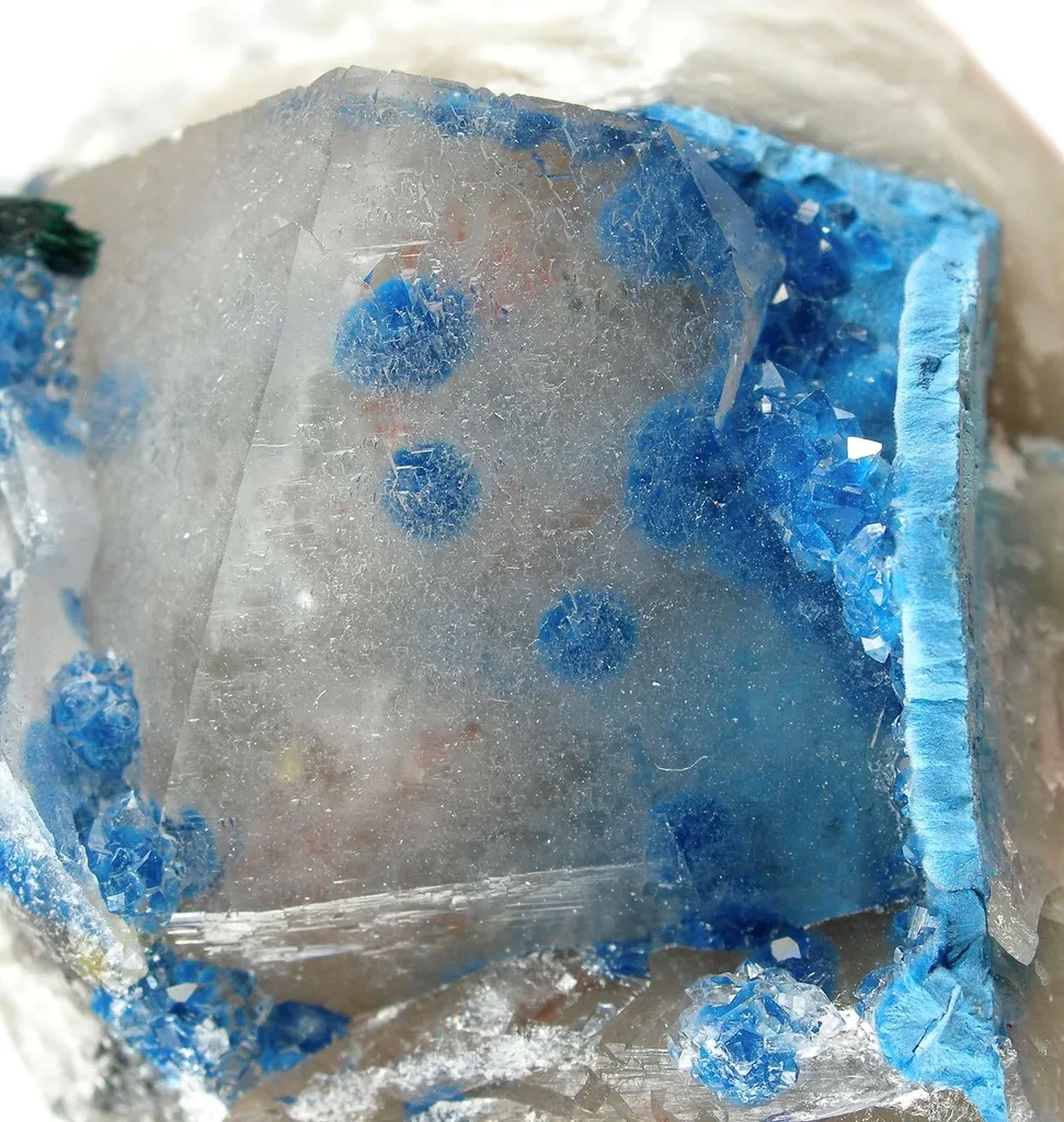 Shattuckite Included in Quartz - image 5