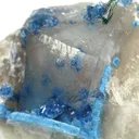 Shattuckite Included in Quartz - image 4