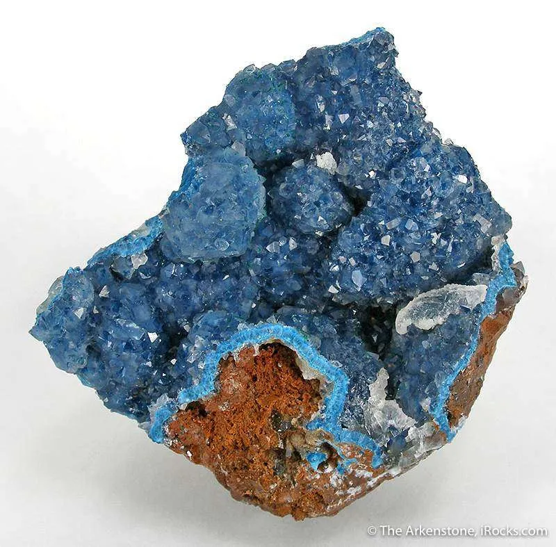 Shattuckite Included in Quartz image