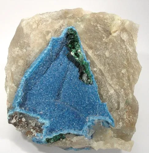 Shattuckite, Malachite - image 1