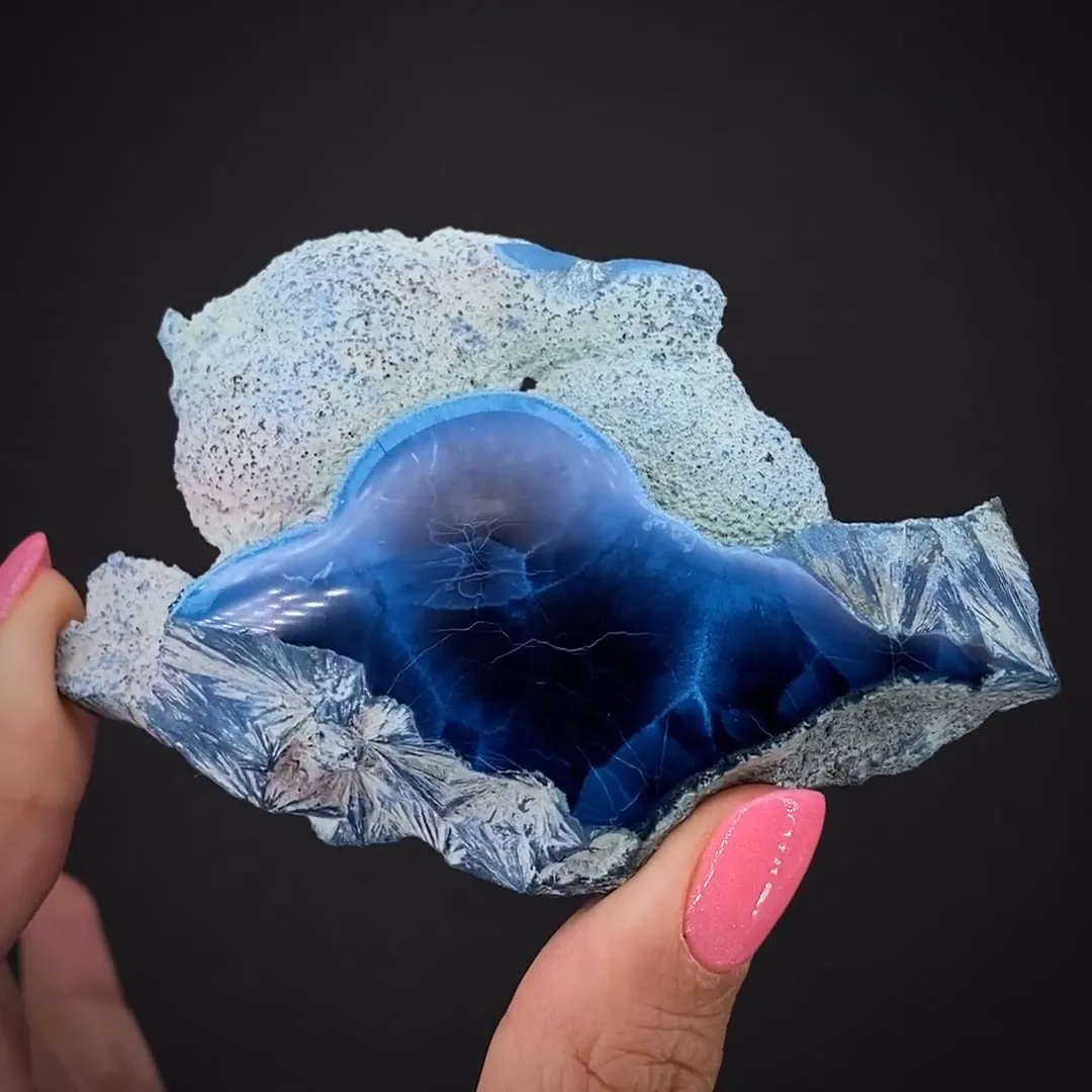 Shattuckite (polished slice) - image 2
