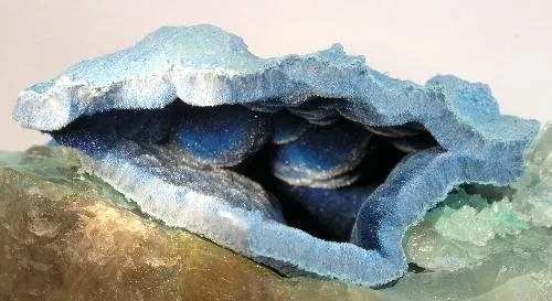 Shattuckite, Quartz - image 2