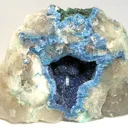 Shattuckite, Quartz, Malachite - image 1