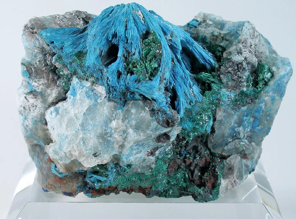 Shattuckite (Rare Crystals Ps. After Malachite) image