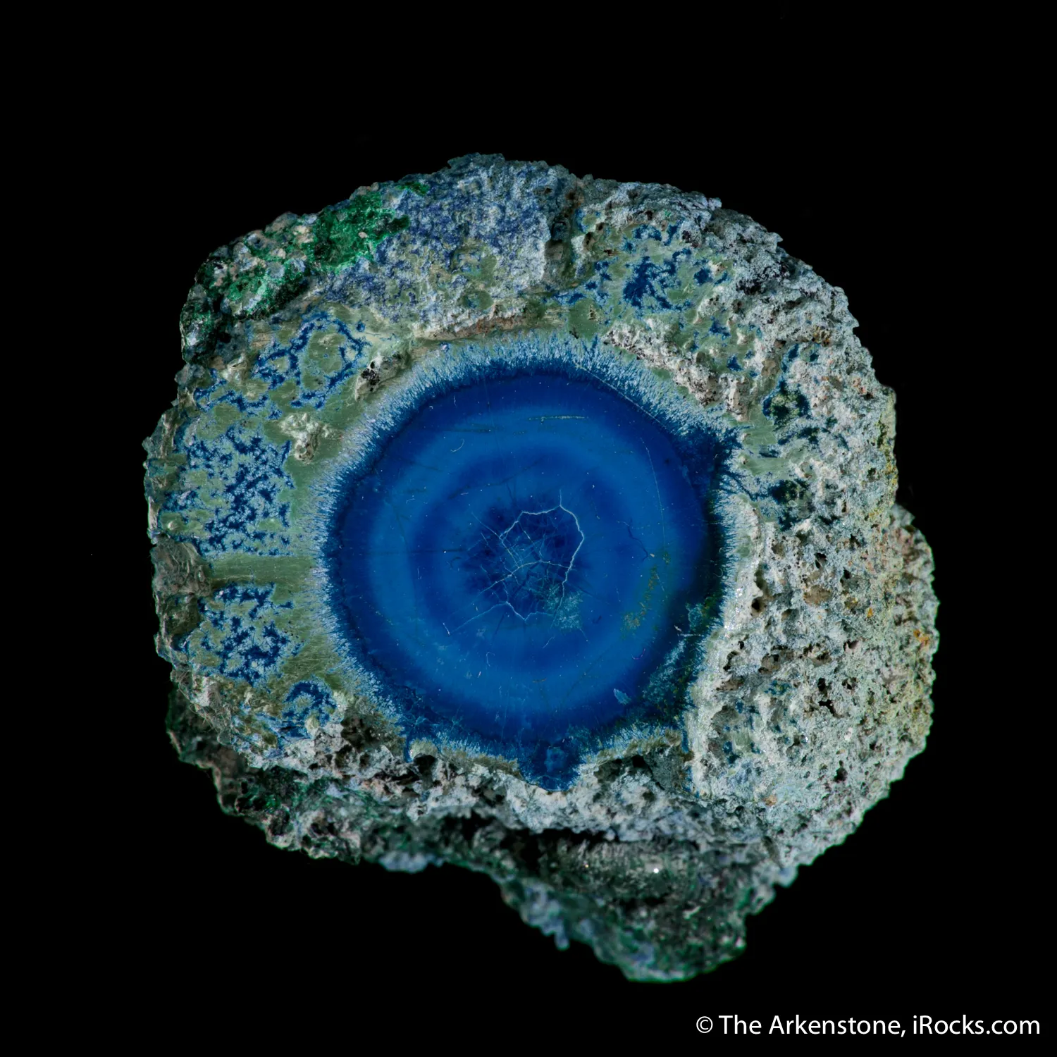 Shattuckite stalactite end cap - image 4