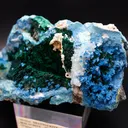 Shattuckite with Malachite - image 2