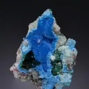 Shattuckite with Malachite and Quartz - image 1