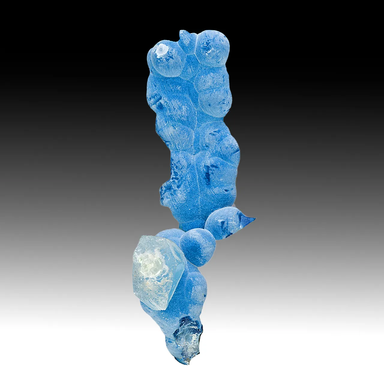 Shattuckite with Quartz - image 1