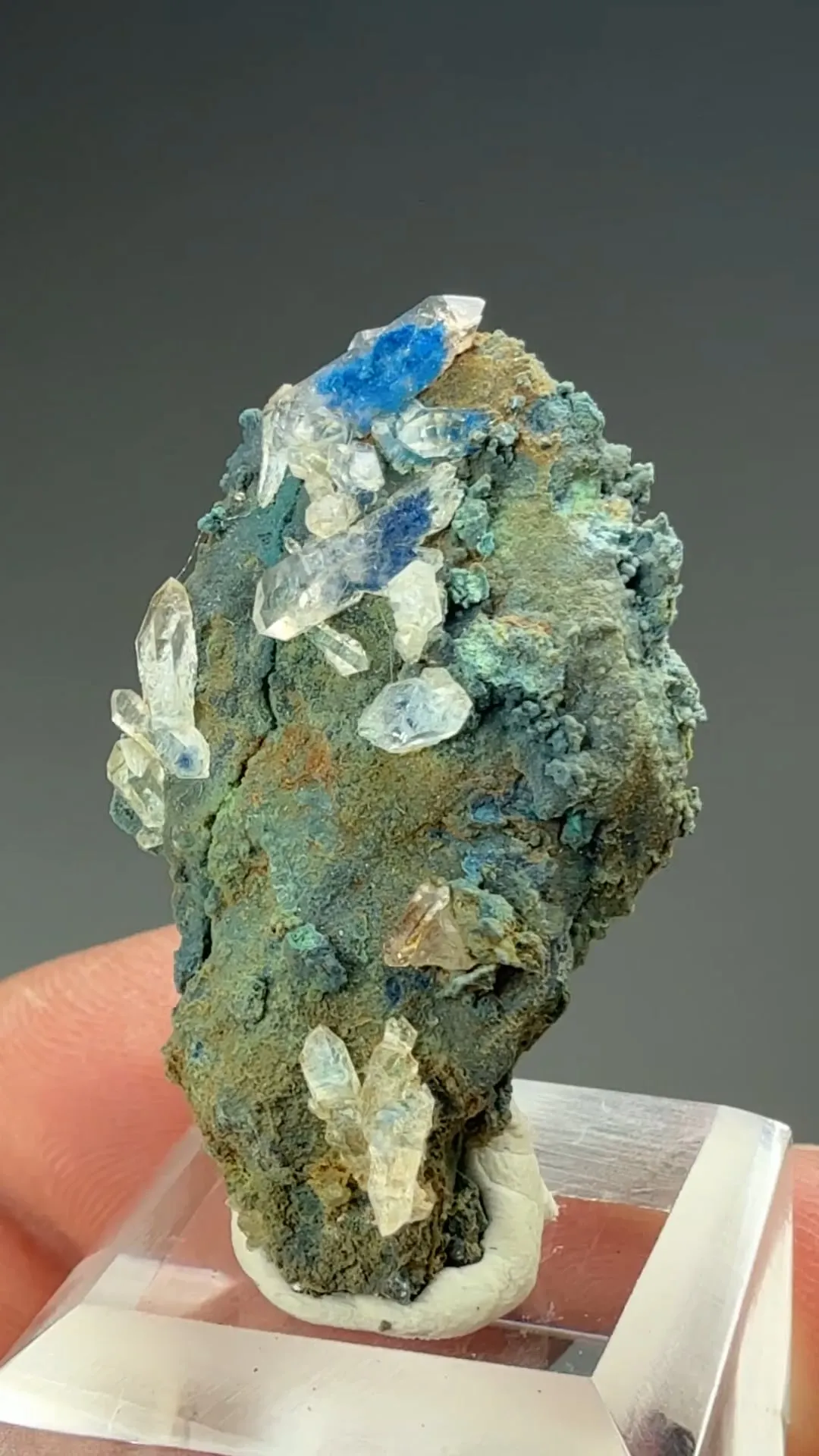 Shattuckite with Quartz, Chrysocolla - image 2