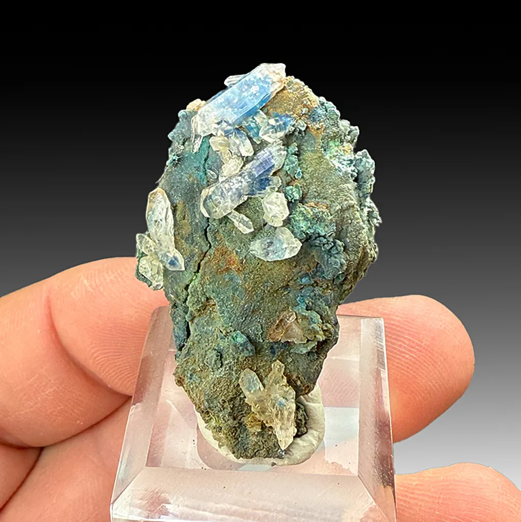 Shattuckite with Quartz, Chrysocolla image