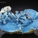 Shattuckite with Quartz from Arizona USA - image 1