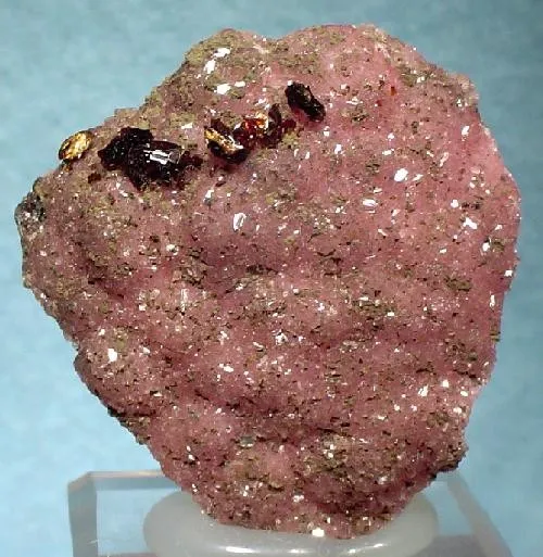 Shigaite, Rhodochrosite image