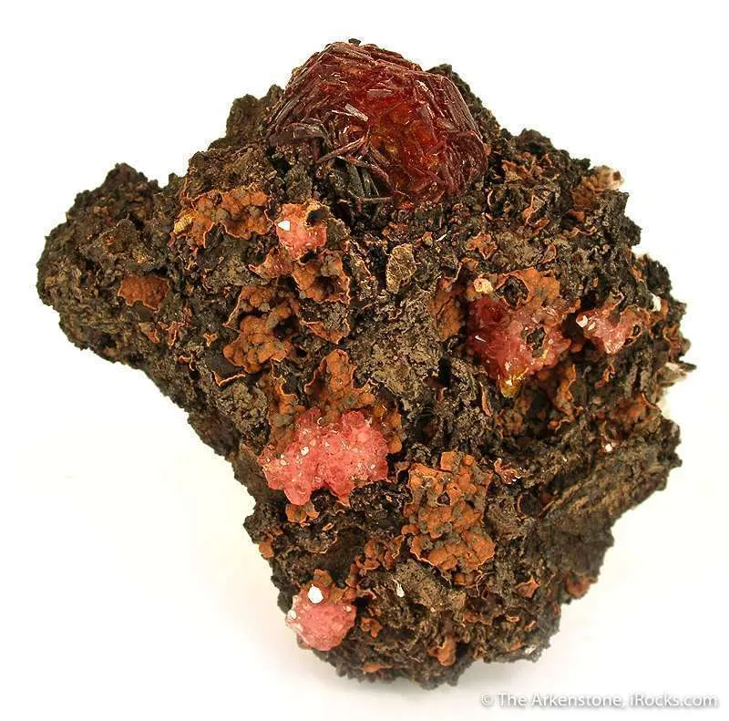 Shigaite With Rhodochrosite image