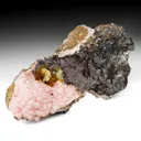 Shigaite with Rhodochrosite, Siderite - image 1