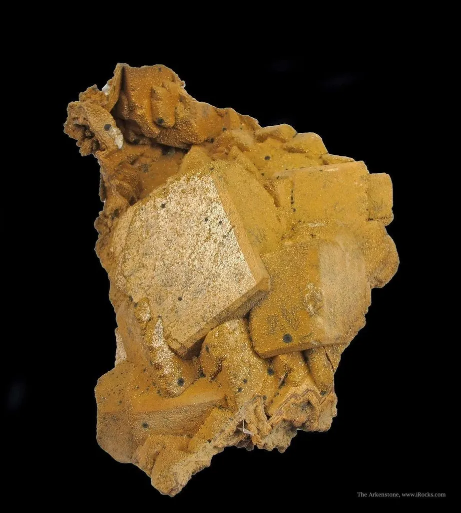Siderite After Calcite, With Baryte image