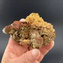 Siderite after Calcite with Pyrite - image 1