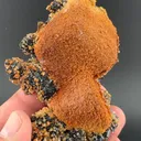 Siderite after Calcite with Sphalerite - image 1