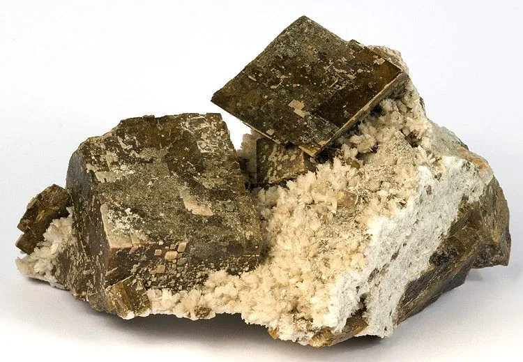 Siderite, Albite image
