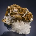 Siderite and Galena on Quartz - image 1