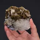 Siderite and Galena on Quartz - image 2