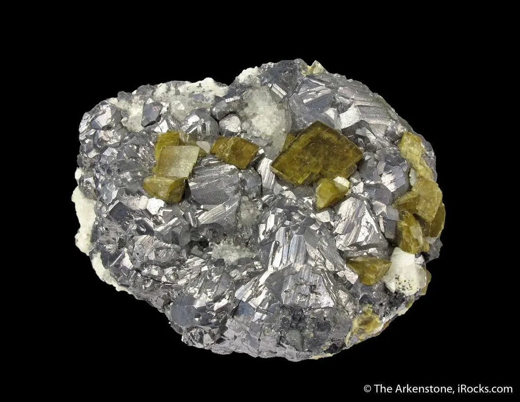 Siderite and Galena, with Quartz image