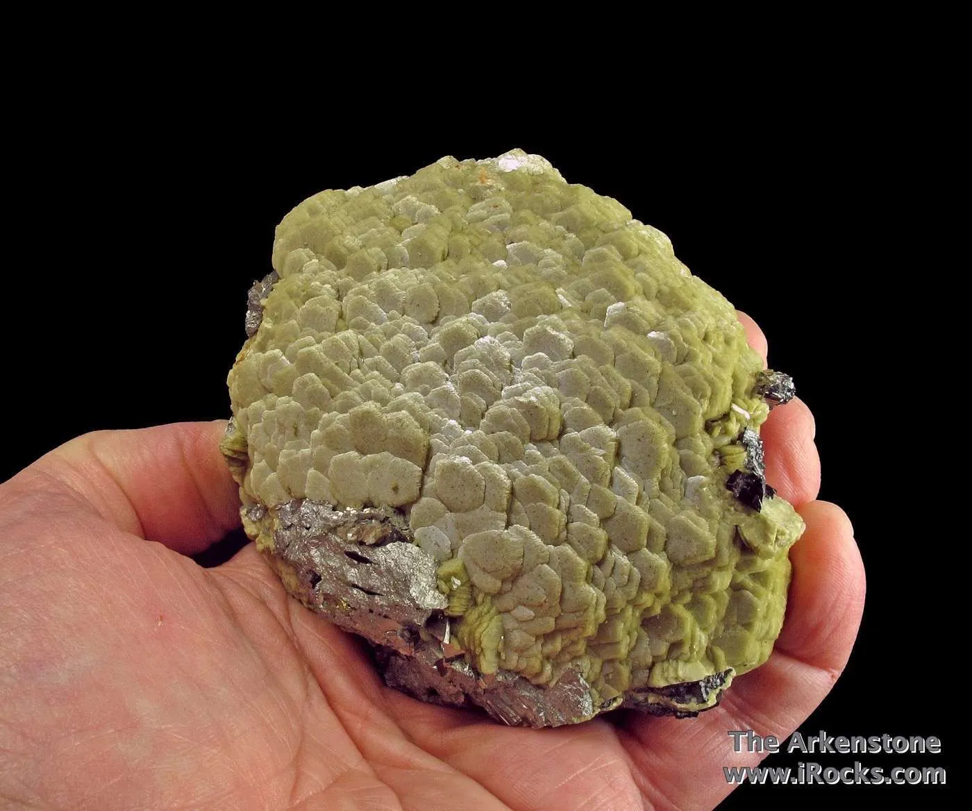 Siderite, Arsenopyrite and Chalcopyrite on Ferberite - image 5