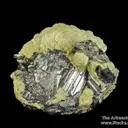 Siderite, Arsenopyrite and Chalcopyrite on Ferberite - image 4