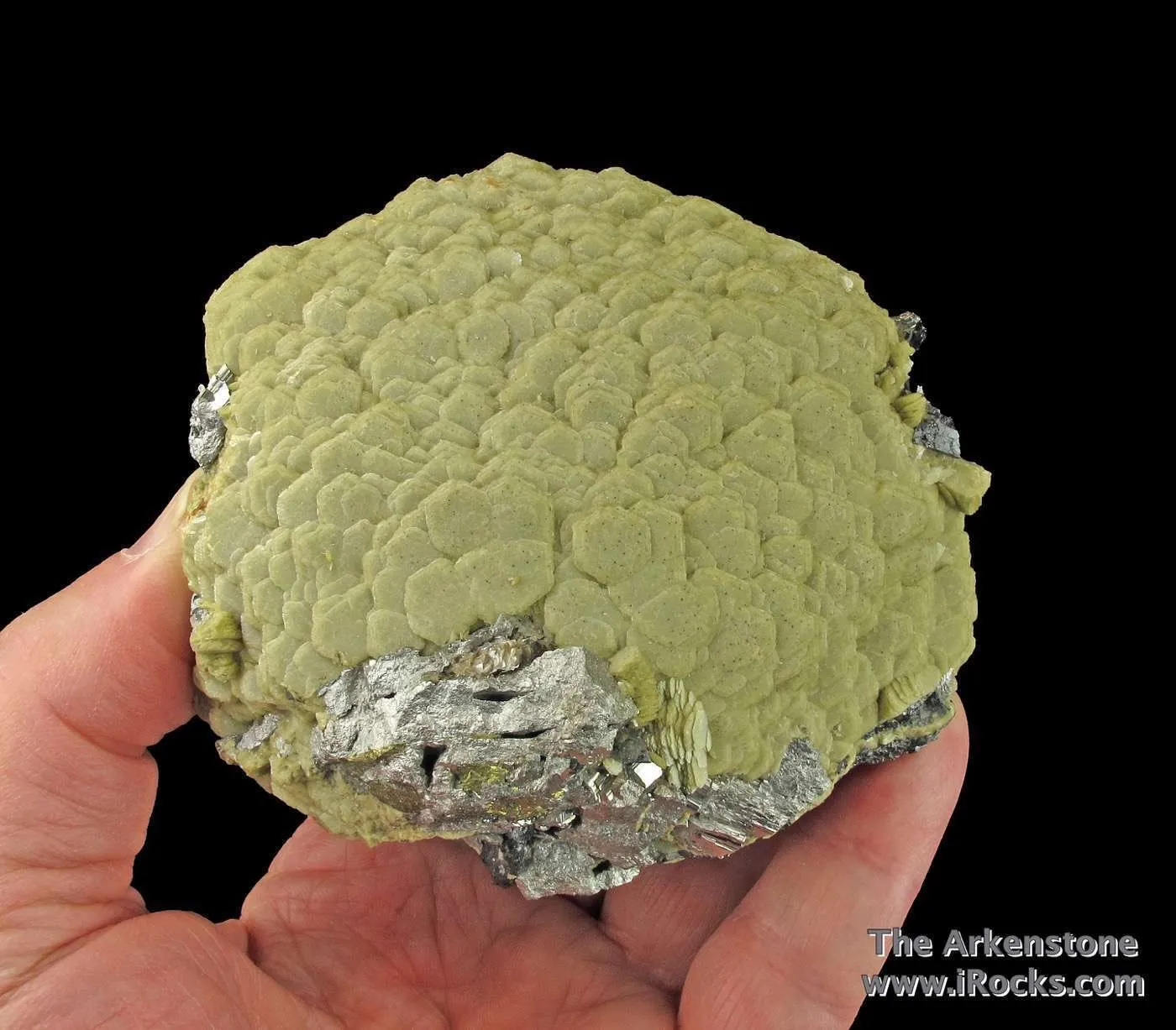 Siderite, Arsenopyrite and Chalcopyrite on Ferberite - image 3