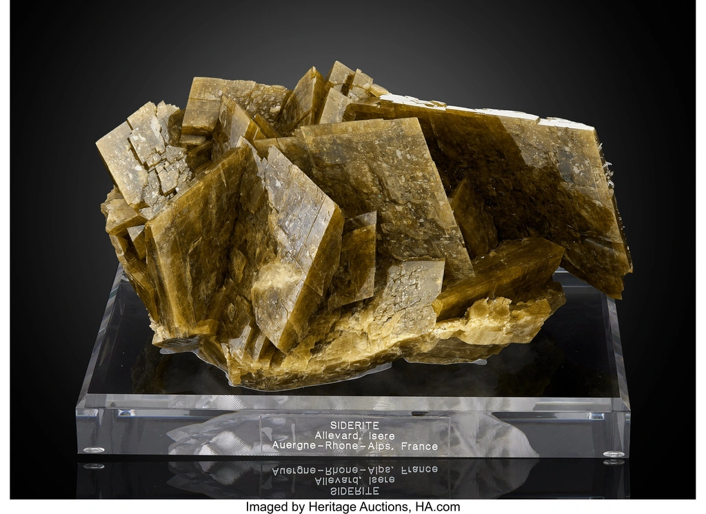 Siderite from Allevard, Grenoble, Isère, Auvergne-Rhône-Alpes, France image
