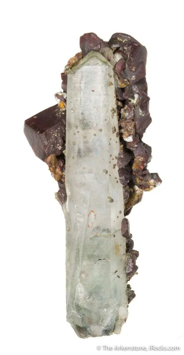 Siderite "Horse Tooth" on Quartz - image 5