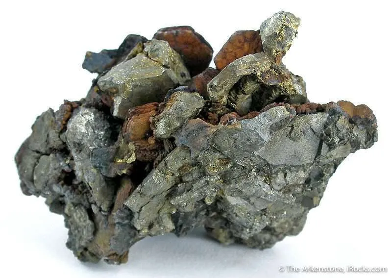 Siderite, on Pyrite image