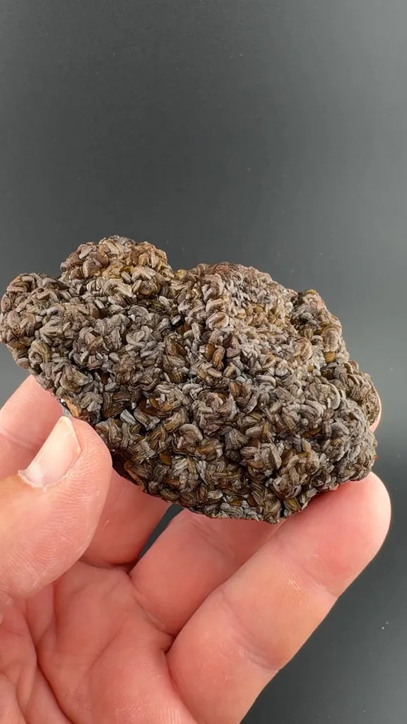 Siderite on Pyrite after Pyrrhotite image
