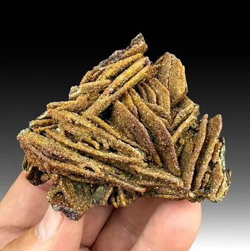 Siderite on Pyrite after Pyrrhotite