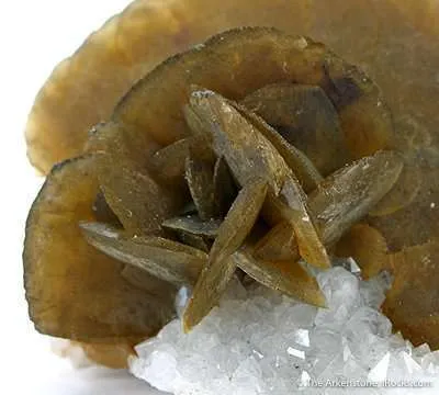 Siderite on Quartz - image 2