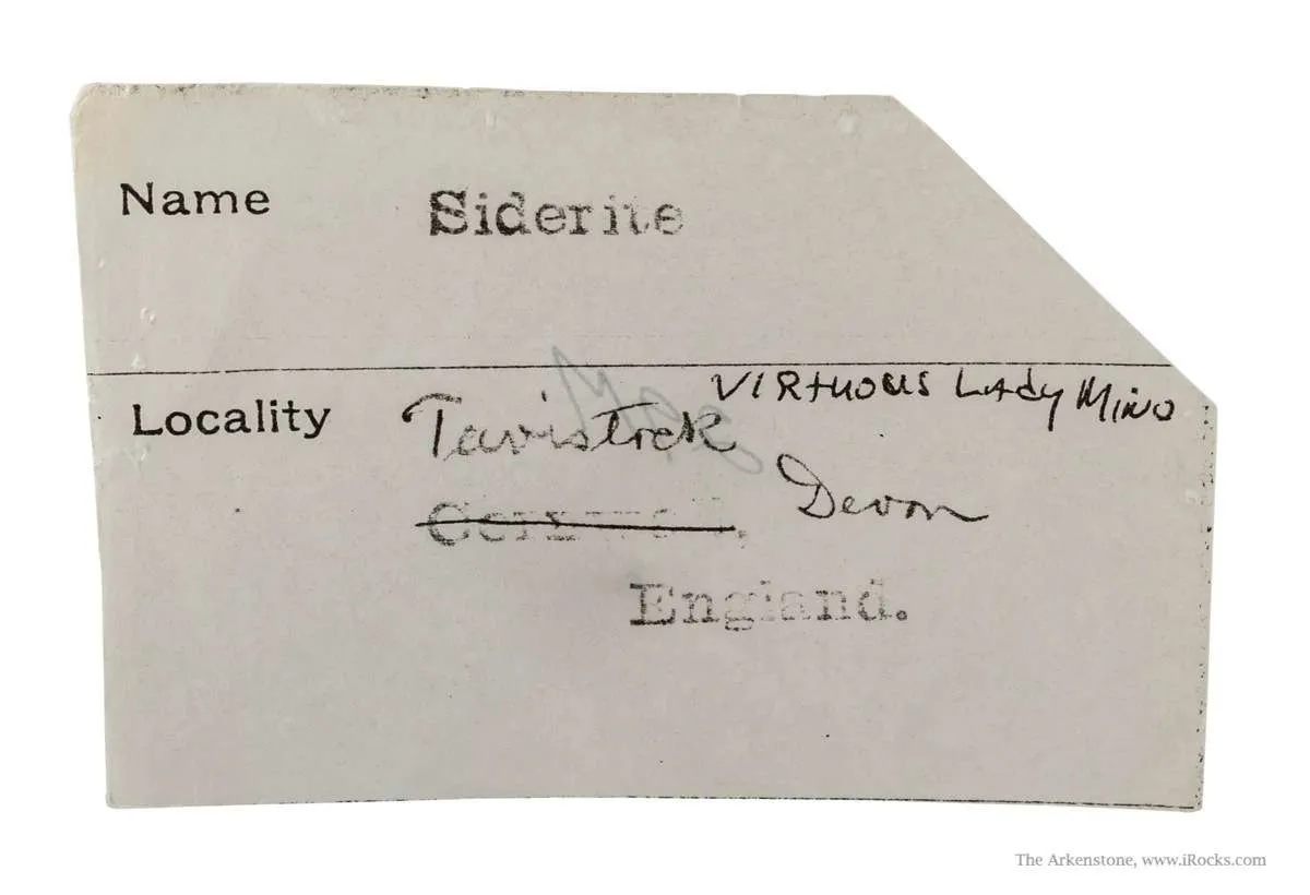 Siderite Pseudomorph After Baryte "Lady Slipper" - image 6