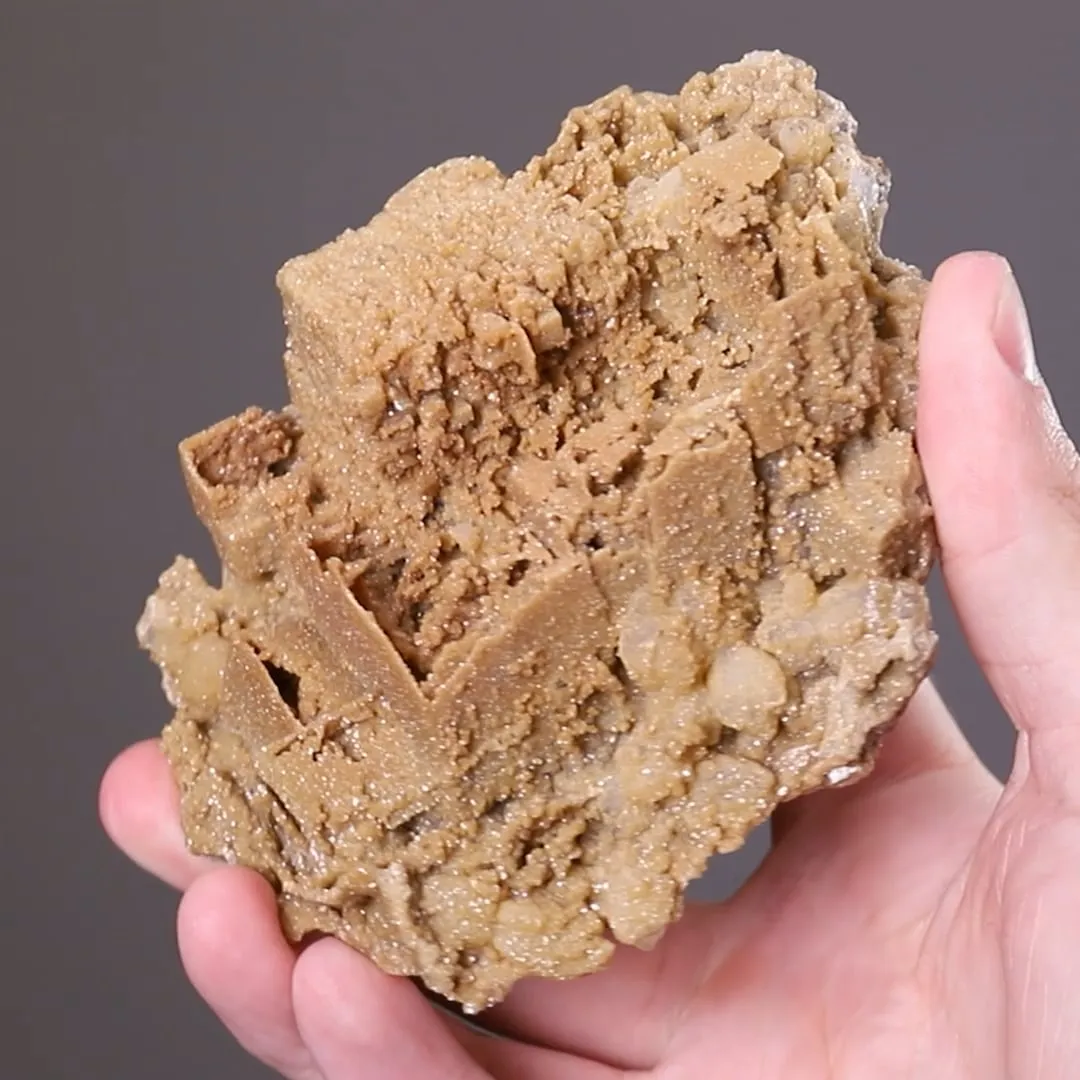 Siderite Pseudomorph After Calcite with Quartz - image 2