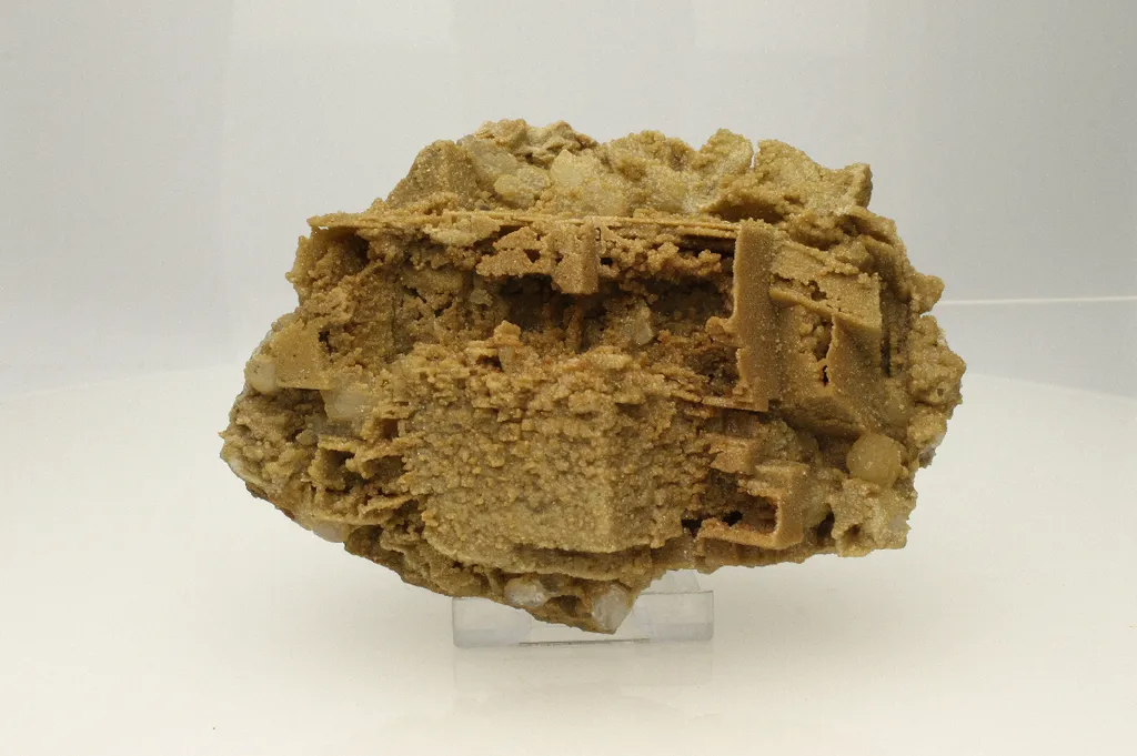 Siderite Pseudomorph After Calcite with Quartz image