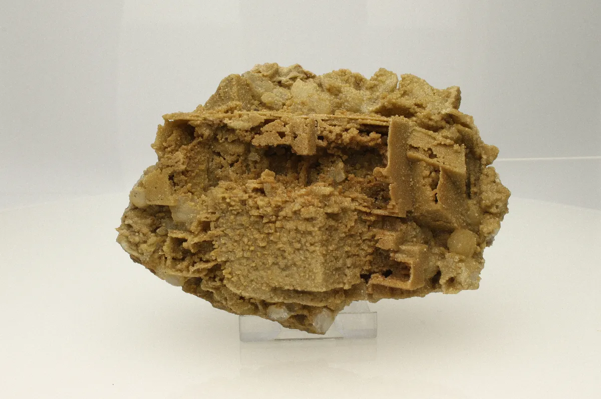 Siderite Pseudomorph After Calcite with Quartz - image 1