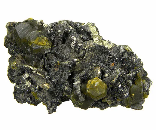 Siderite, Pyrite, Stannite image