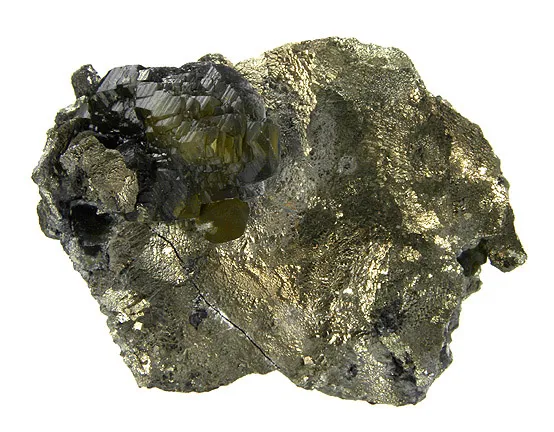 Siderite, Pyrite, Stannite image