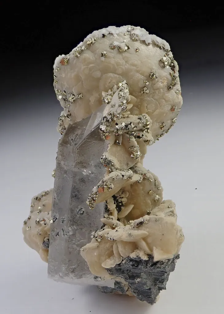Siderite, Quartz and Pyrite image