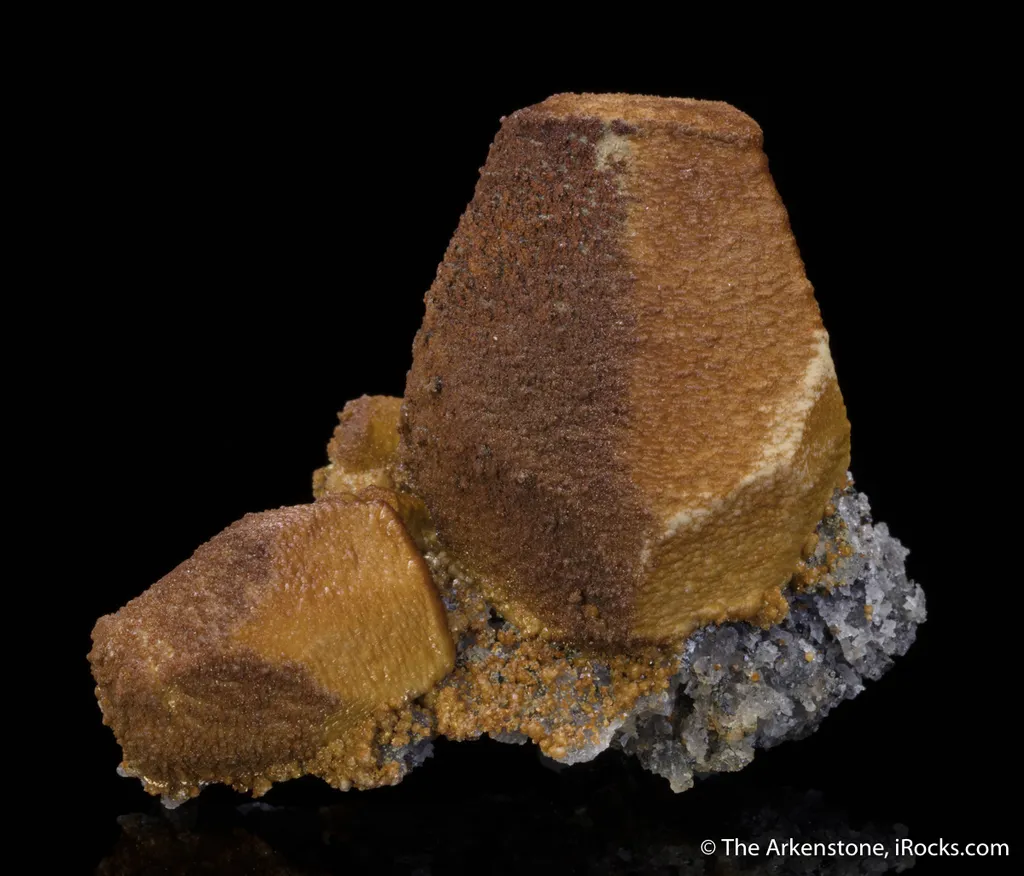 Siderite, Sphalerite cast after Calcite image
