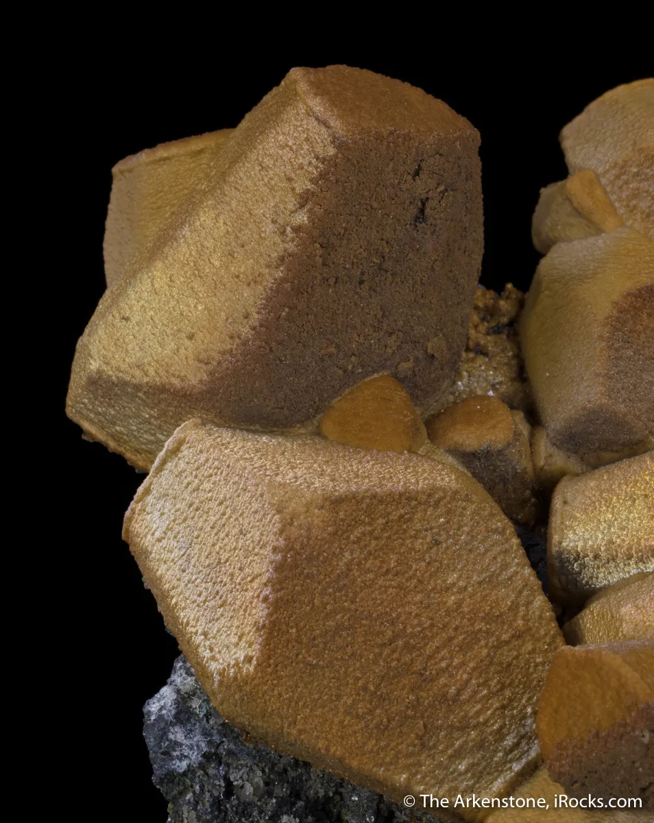 Siderite, Sphalerite cast after Calcite - image 1