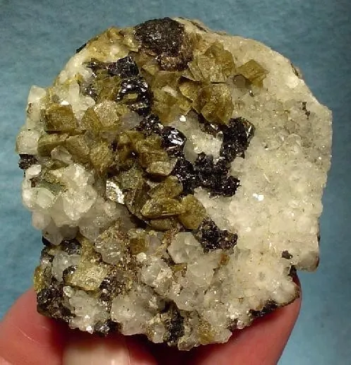 Siderite, Sphalerite, Quartz image